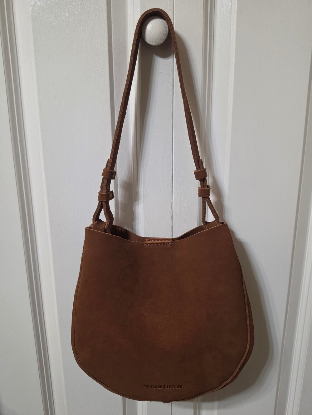 NEW Portland Leather Olivia Shoulder Bag/Color: Jackson In Suede